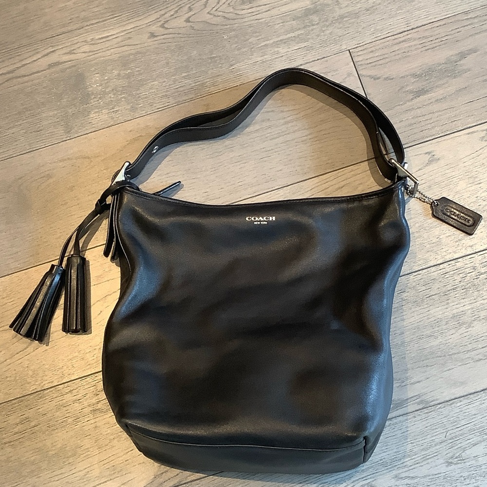 Coach Black Leather shoulder bag